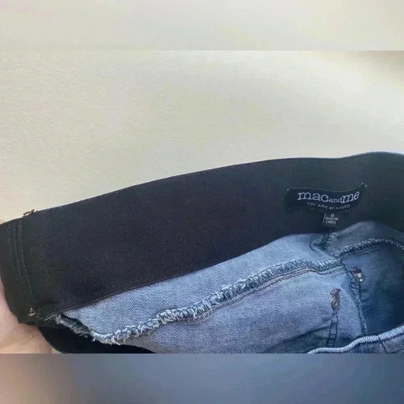 Mac and Me Jeans Bootcut Size 6 Pull On Comfort Waistband Medium Wash Hemmed - Picture 10 of 10